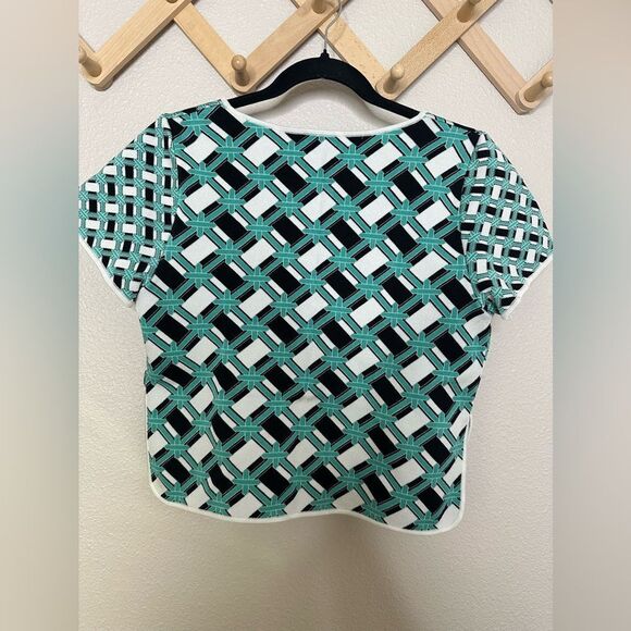 Zac Posen Short Sleeve Sweater Button Down Sz S - Picture 7 of 7